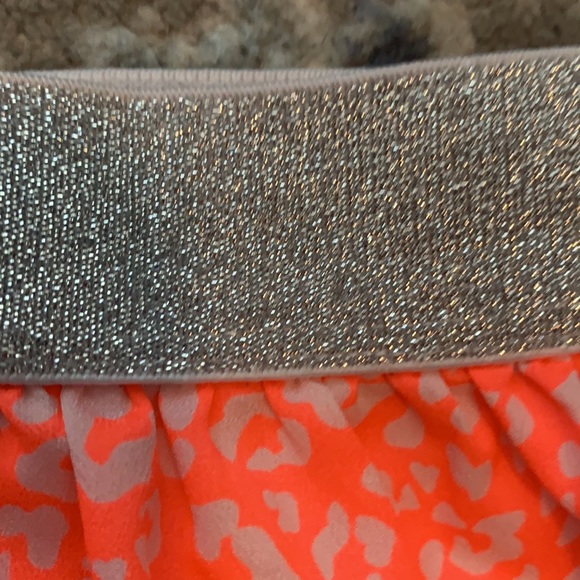 Girls Carter’s leaped orange and silver skirt - Picture 2 of 5
